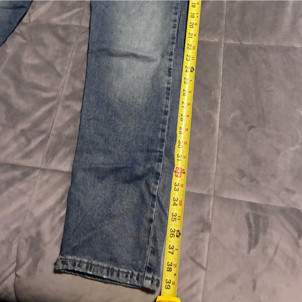 Levi's Straight Men's Jeans in Light Blue Denim - Picture 4 of 6